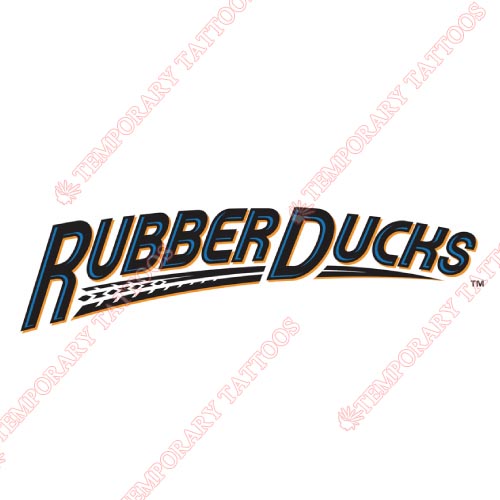 Akron Rubber Ducks Customize Temporary Tattoos Stickers NO.7811